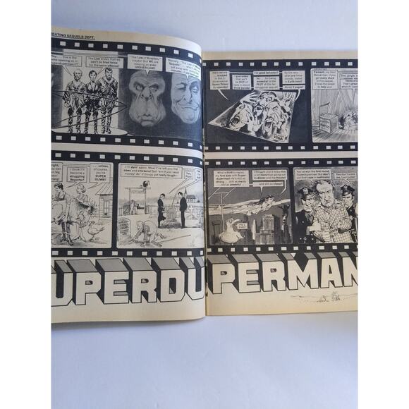 MAD #226 EC Comic Book 1981 Superman II Too Close For Comfort Parody Spoofs - Picture 3 of 5